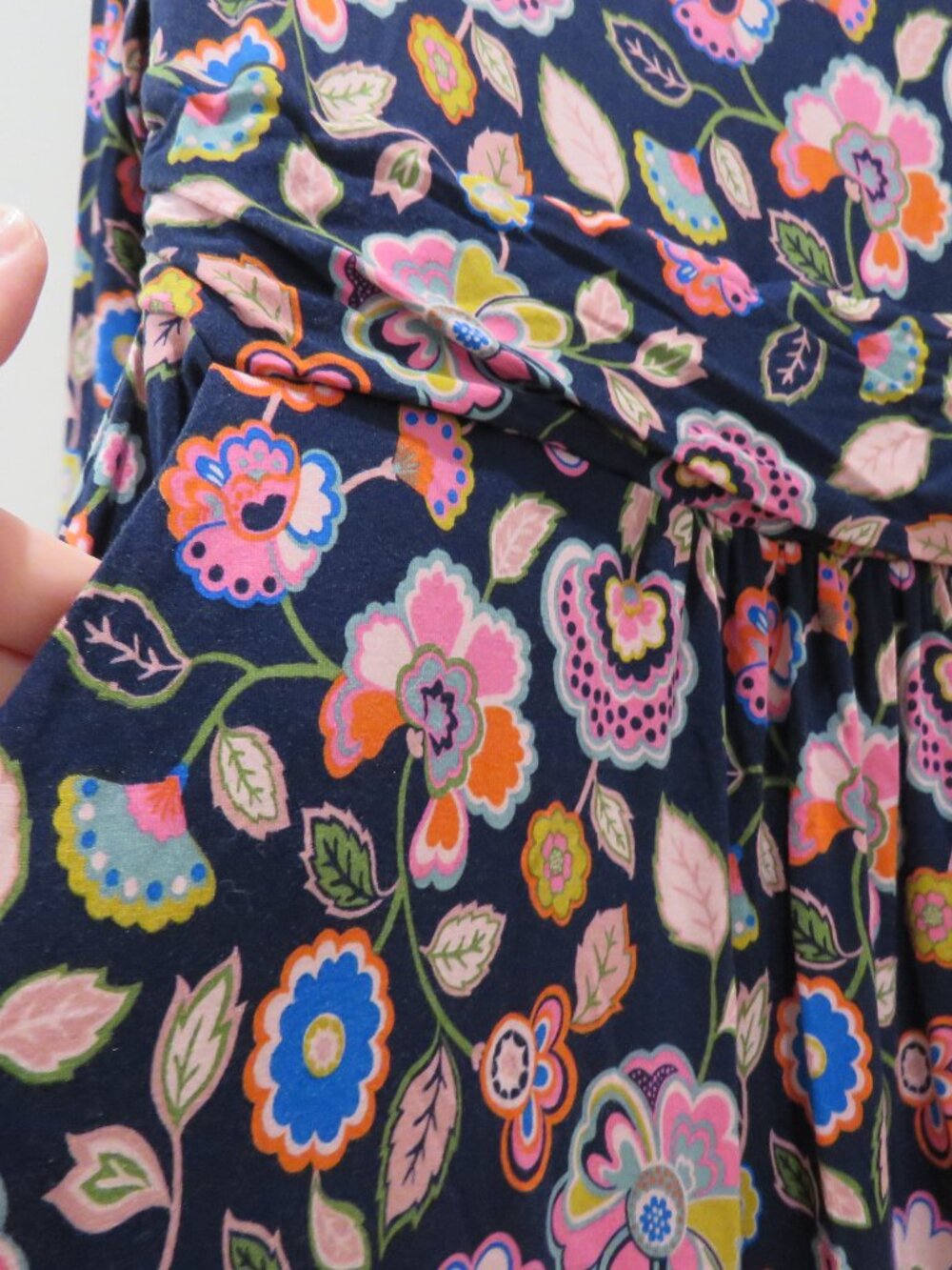 BODEN Amelie Long Sleeve Midi Sheath Stretch Dress Cascade Bloom Floral 12 - Picture 10 of 15